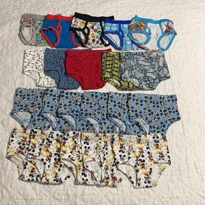 Bundle of cotton underwear boys